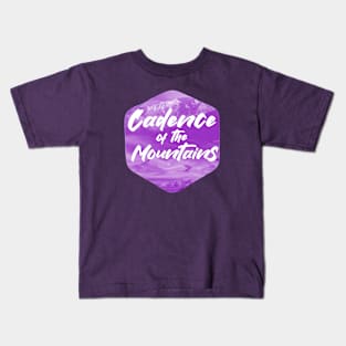 Cadence of the Mountains, purple mountain Kids T-Shirt